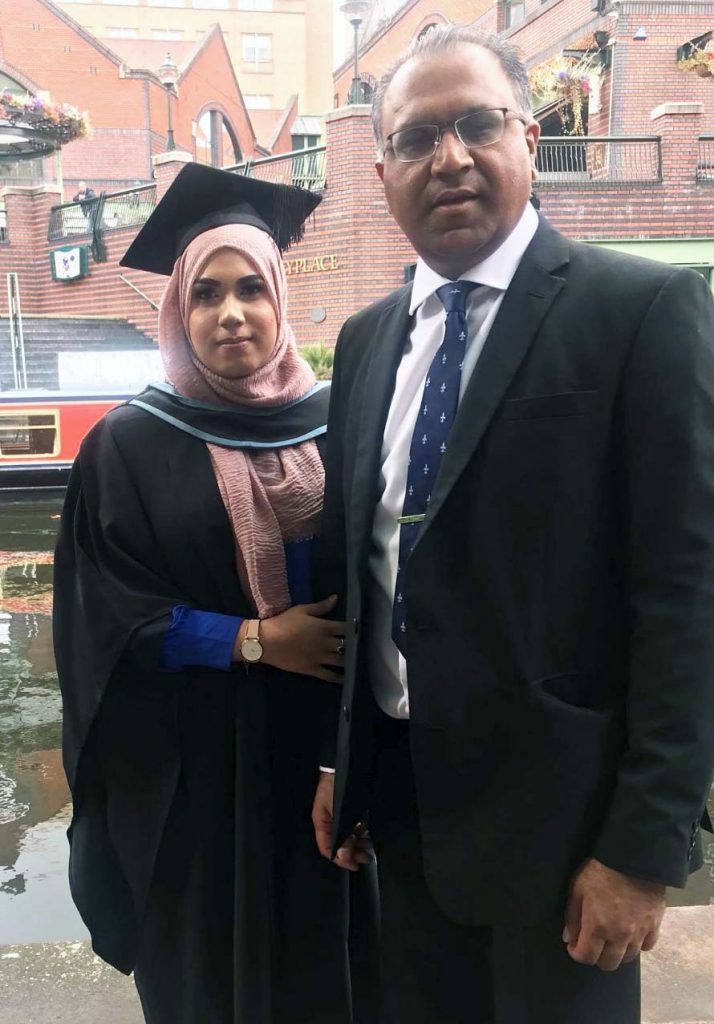 Saf and daughter graduation