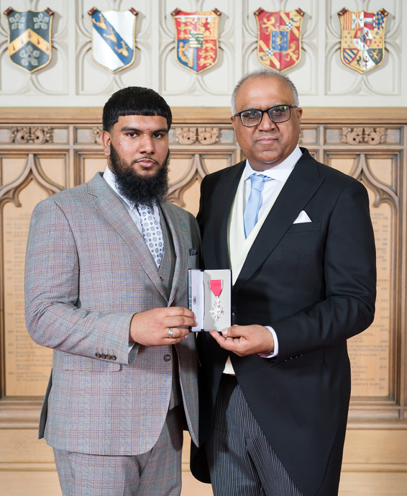 safaraz ali MBE father and son