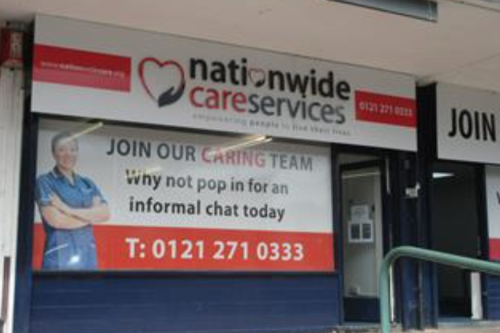 Nationwide Care Shop front